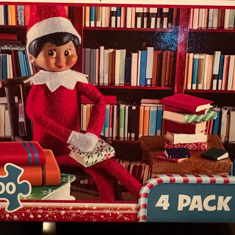 Elf on the‎ Shelf 4 Pack Puzzle Set